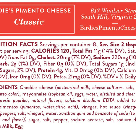 Birdie's Classic Pimento Cheese