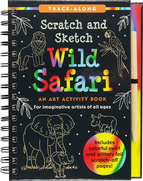 Peter Pauper Press Wild Safari Scratch and Sketch