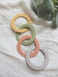 Itzy Ritzy Bitzy Bespoke Itzy Rings™ Linking Ring Set: Rainbow