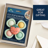 Itzy Ritzy Itzy Pop & Whirl™ - Bath + Travel Toy: Strawberry