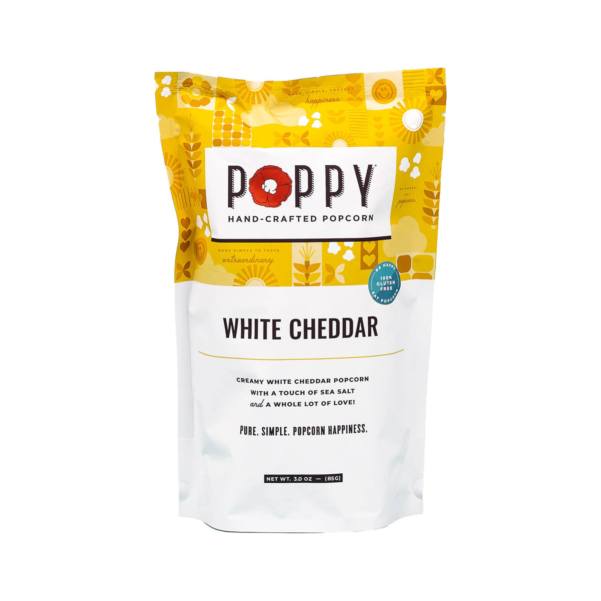 Poppy Popcorn Company White Cheddar Popcorn