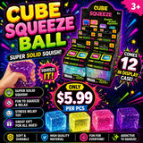 Gypsy Soul Glitter Cube Squeeze Ball – Glitter Ice Cube Edition