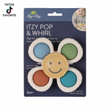 Itzy Ritzy Itzy Pop & Whirl™ - Bath + Travel Toy: Strawberry