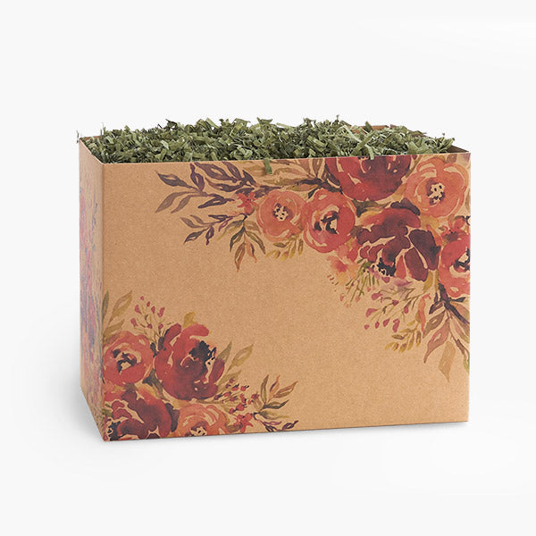 Gift Basket Boxes: Romantic Bloom / Large 10.25x6x7.5"