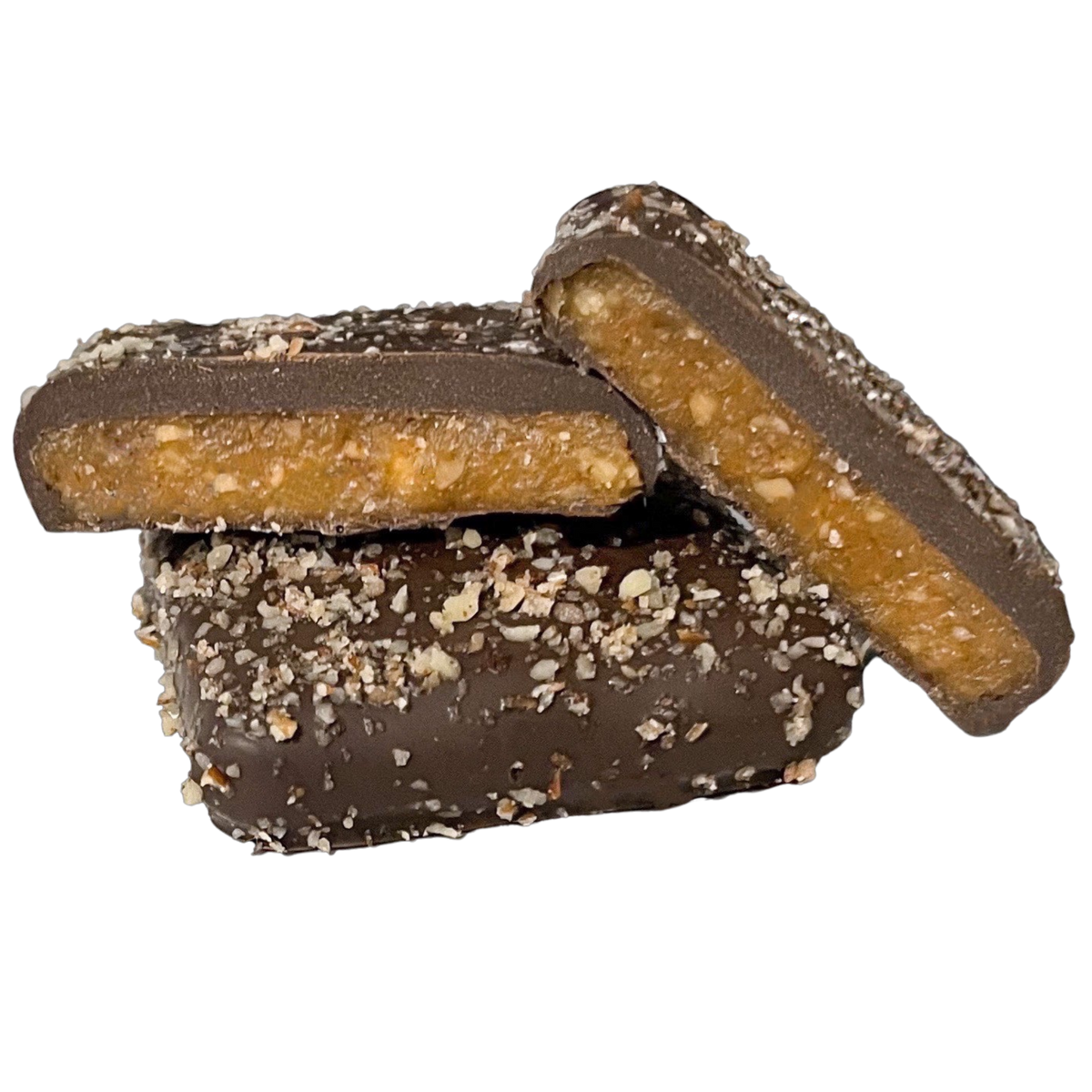 Griff's Pecan Toffee - 7oz Dark Chocolate Toffee
