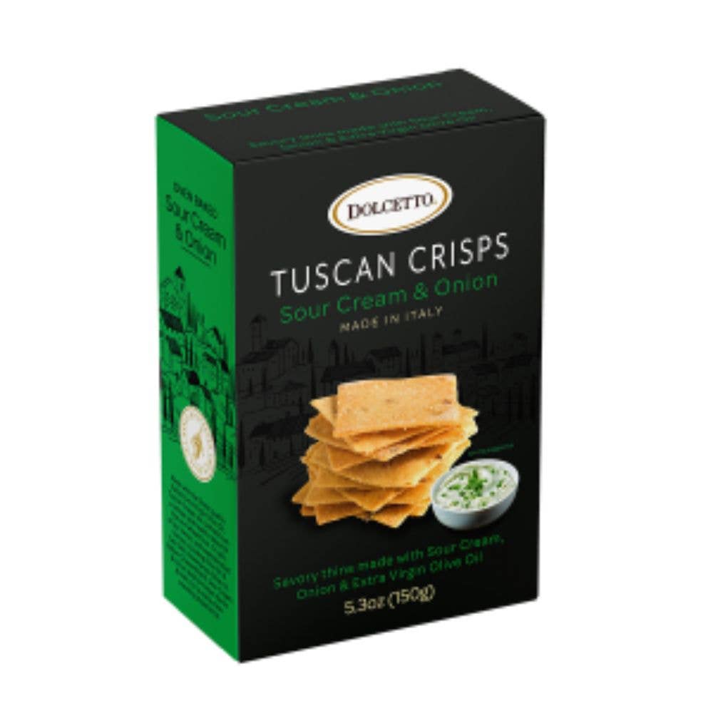 Dolcetto Tuscan Crisps - Sour Cream & Onion 5.3oz