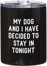 SBDS Sips 12oz Black Tumbler - My Dog