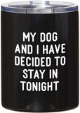 SBDS Sips 12oz Black Tumbler - My Dog