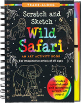 Peter Pauper Press Wild Safari Scratch and Sketch
