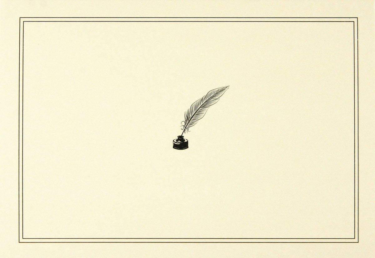 Peter Pauper Press Quill Pen and Ink Note Cards