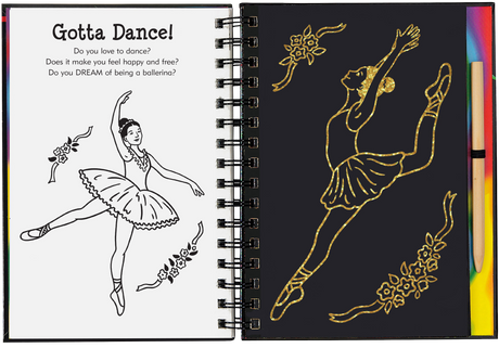 Peter Pauper Press Ballet Scratch and Sketch