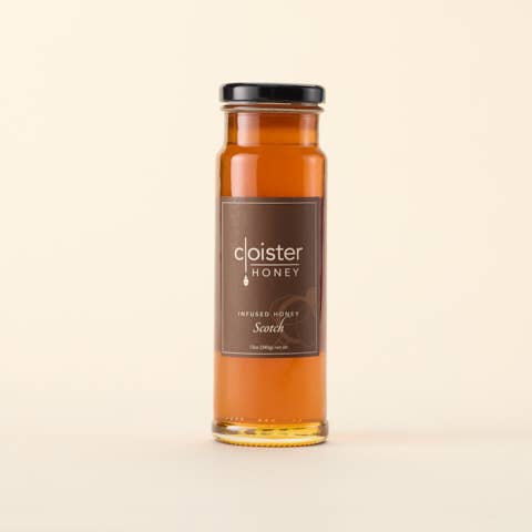 Cloister Scotch Infused Honey: 3oz