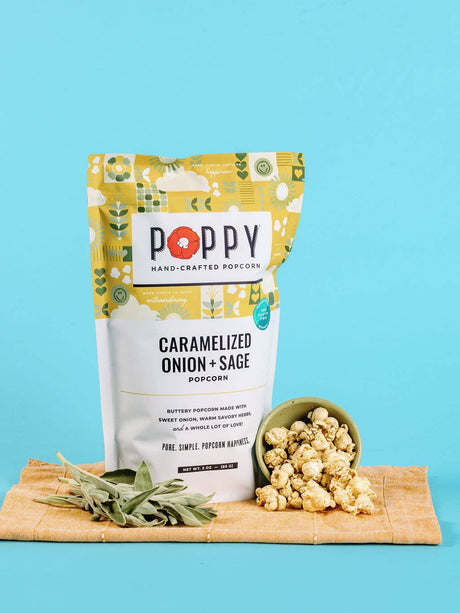 Poppy Popcorn Company Caramelized Onion + Sage