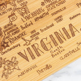 Totally Bamboo - Virginia Cutting Board with Engraved Artwork