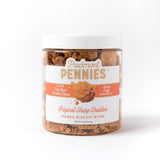 Piedmont Pennies Original Sharp Cheddar Cheese Crackers, Gift Jar