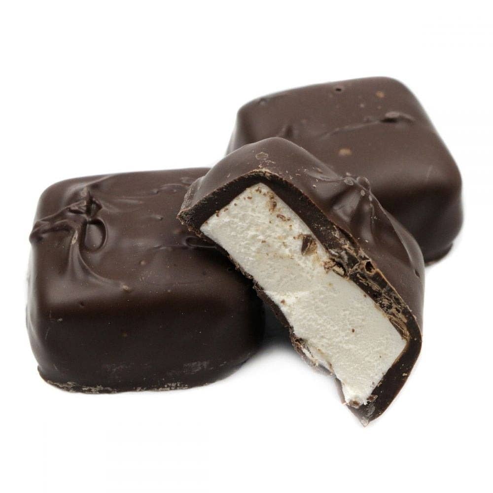 Asher's Dark Chocolate Small Vanilla Marshmallow Bites