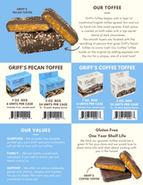 Griff's Coffee Toffee - 7oz Dark Chocolate Toffee