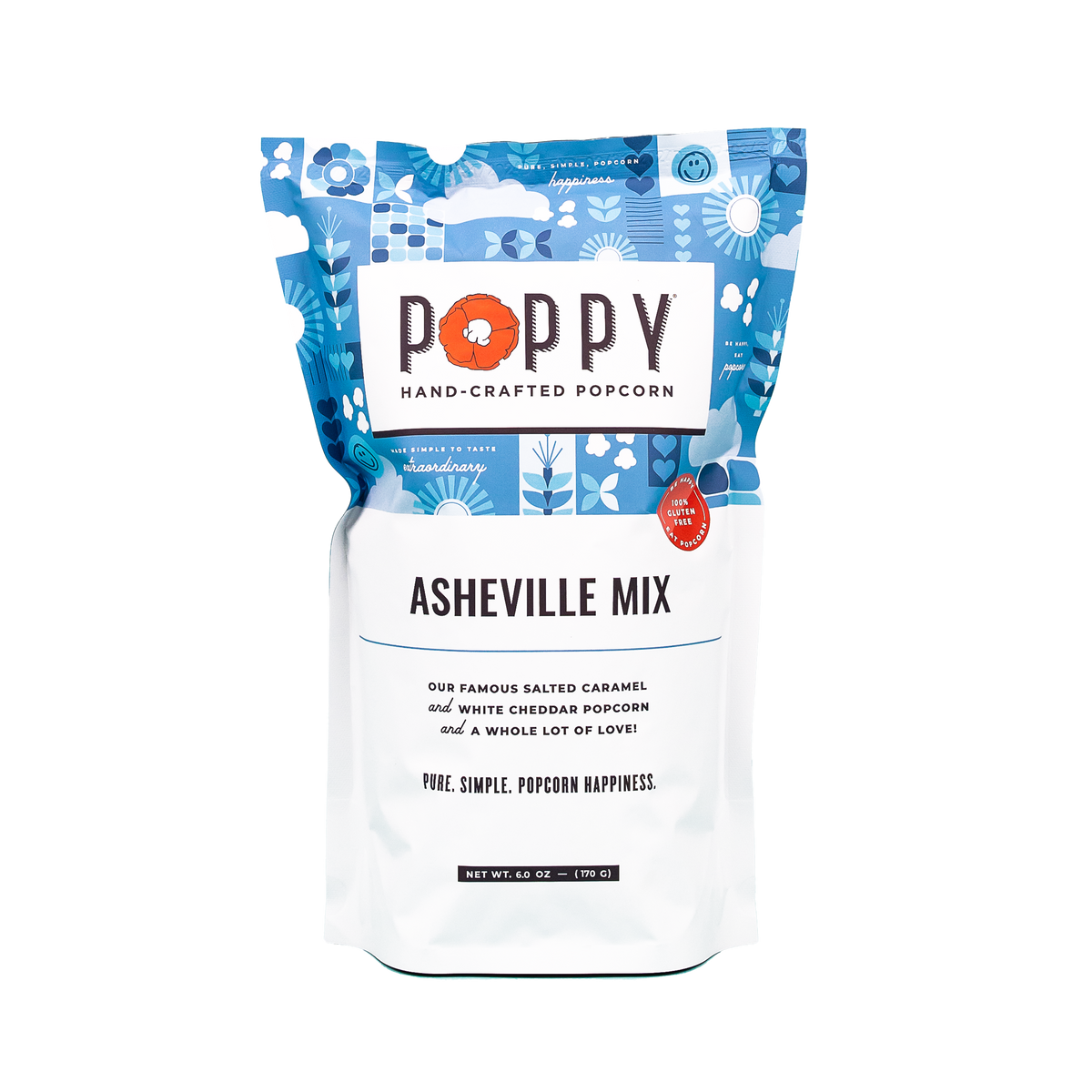 Poppy Popcorn Company Asheville Mix Popcorn