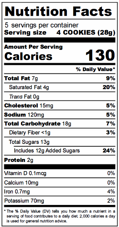 Fancypants Mint Chocolate Cookies 5oz