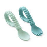 Itzy Ritzy Sweetie Spoons™ Spoon + Fork Set: Mint