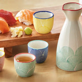 Tag Wave Sake Cup Set of 4