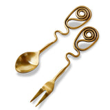 Tag Curve Appetizer Fork & Spoon Set of 2