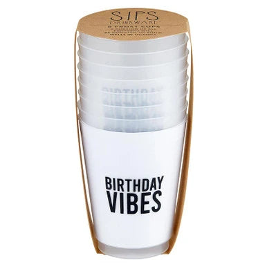 SBDS Sips Frost Cup - Birthday Vibes 8/pk