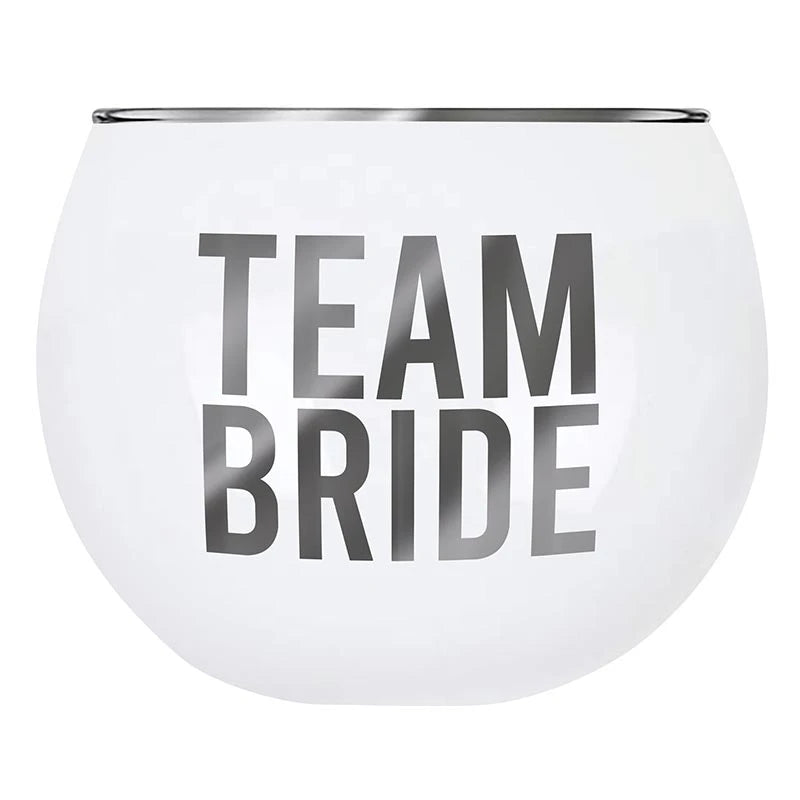SBDS Wedding Roly Poly Glass - Team Bride