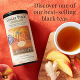 Republic of Tea Ginger Peach Black Tea (50 Tea Bags)