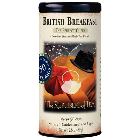 The Republic of Tea British Breakfast Black Tea (50 Tea Bags)