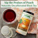 The Republic of Tea Decaf Ginger Peach Black (50 Tea Bags)