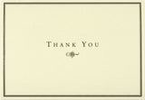 Peter Pauper Press Black And Cream Thank You Notes