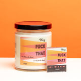 Whiskey River Fuck That Candle and Matchbook | Funny Candle