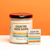 Whiskey River Calm the Fuck Down Candle and Matchbook | Funny Candle