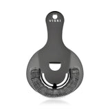 Viski Hawthorne Strainer Gunmetal Black