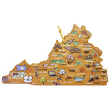 Totally Bamboo - Virginia Cutting Board with Artwork by Fish Kiss™