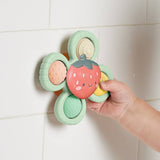 Itzy Ritzy Itzy Pop & Whirl™ - Bath + Travel Toy: Strawberry