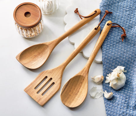 Tag Acacia Wood Slotted Spatula