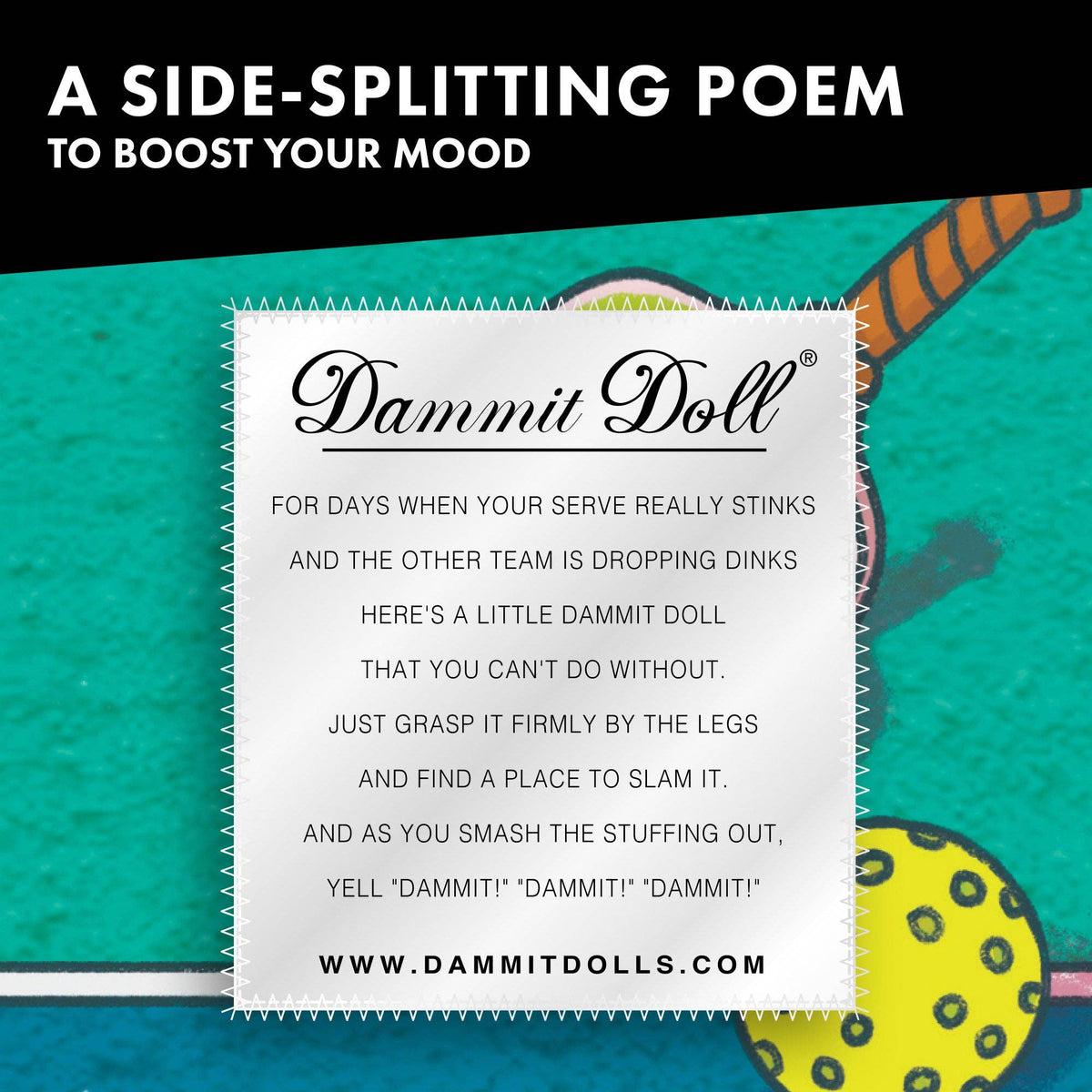 Dammit Doll - Limited Edition - Pickleball Doll