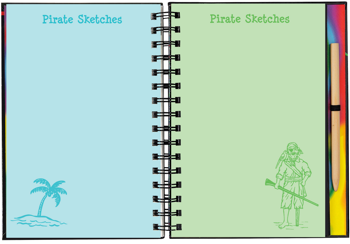 Peter Pauper Press Pirates Scratch and Sketch