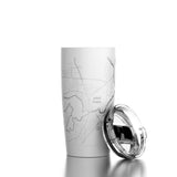 Well Told Roanoke Map - Travel Tumbler- 20 oz: Black