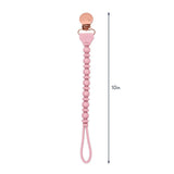 Itzy Ritzy Itzy Paci Strap™ Silicone One-Piece Pacifier Clips: Toast