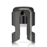 Viski Champagne Stopper Gunmetal Black