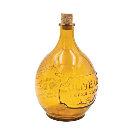 Creative Co-Op Glass Olive Oil Bottle w/Cork