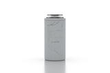 Well Told Roanoke Map - Tall Can Cooler -16oz: Black