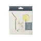Viski Belmont Short Straws Gold Stainless Steel Set of 6