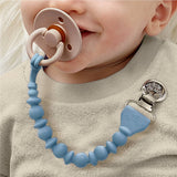 Itzy Ritzy Itzy Paci Strap™ Silicone One-Piece Pacifier Clips: Toast