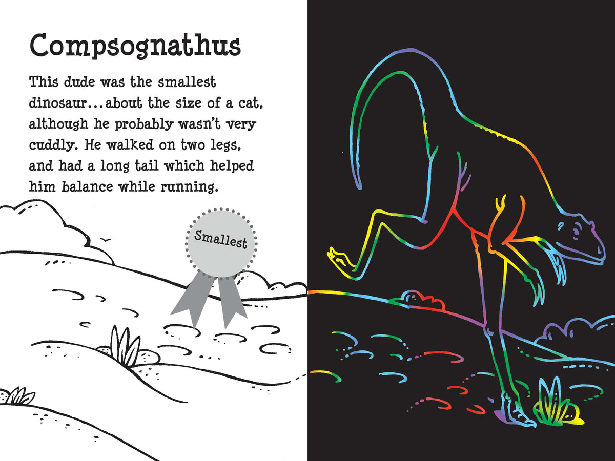 Peter Pauper Press Dino Dudes Scratch and Sketch