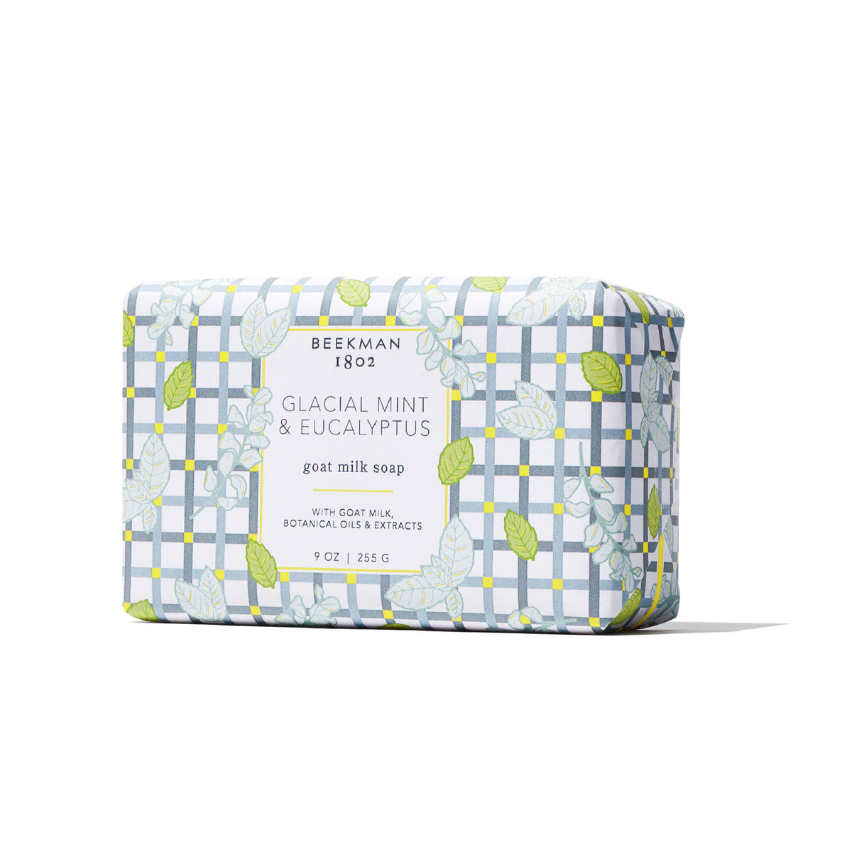 Beekman 1802 Glacial Mint + Eucalyptus Goat Milk Bar Soap 9oz