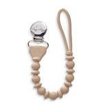 Itzy Ritzy Itzy Paci Strap™ Silicone One-Piece Pacifier Clips: Toast